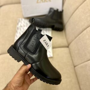ZARA CHELSEA BOOTS CHUNKY BLACK